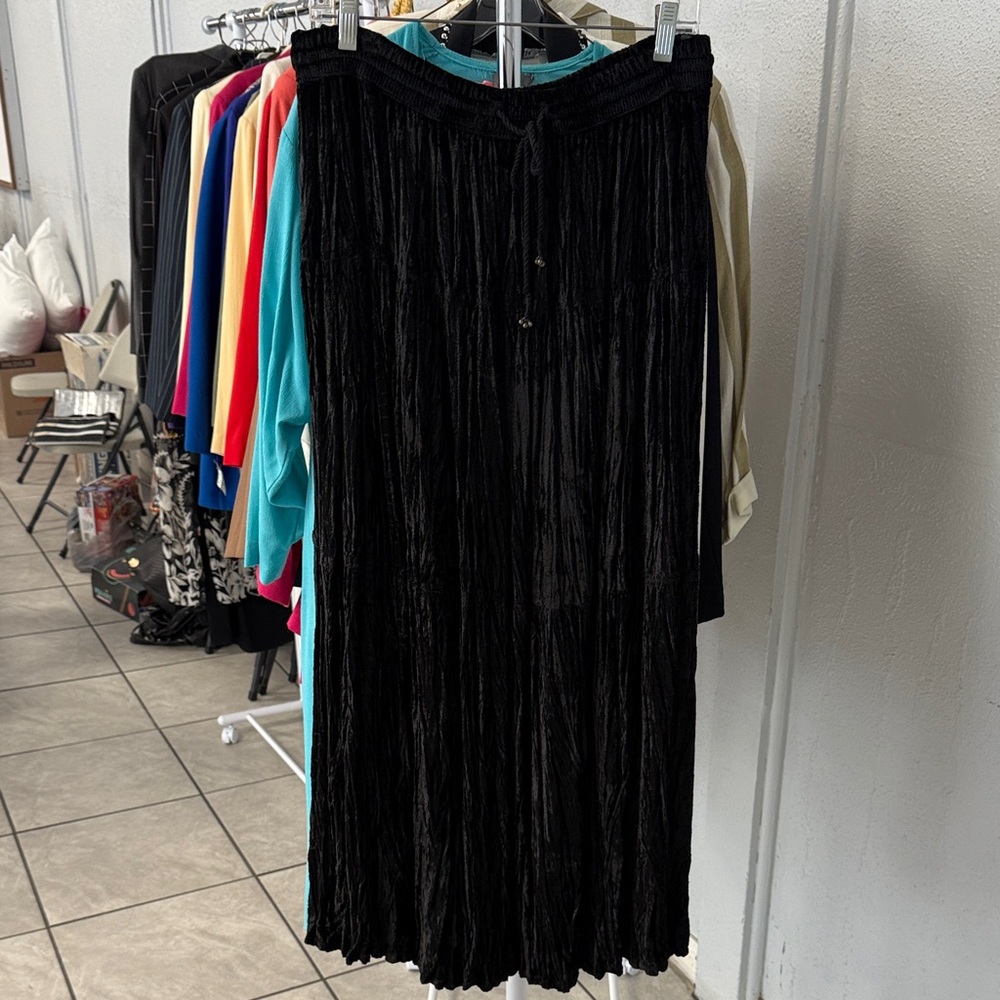 Carole Little Black Maxi Skirt